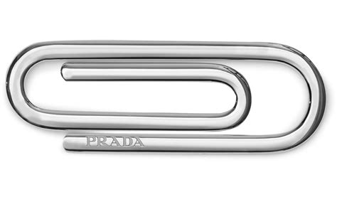 prada engraved paper clip